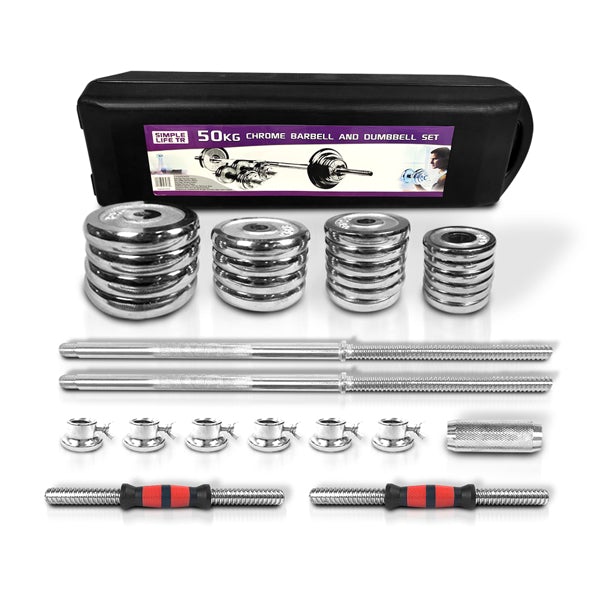 110LBS Adjustable Cast Iron Dumbbell Sets with Portable Packing Box-Gains Everyday