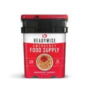 120 Serving Breakfast Only Grab and Go Bucket-Gains Everyday