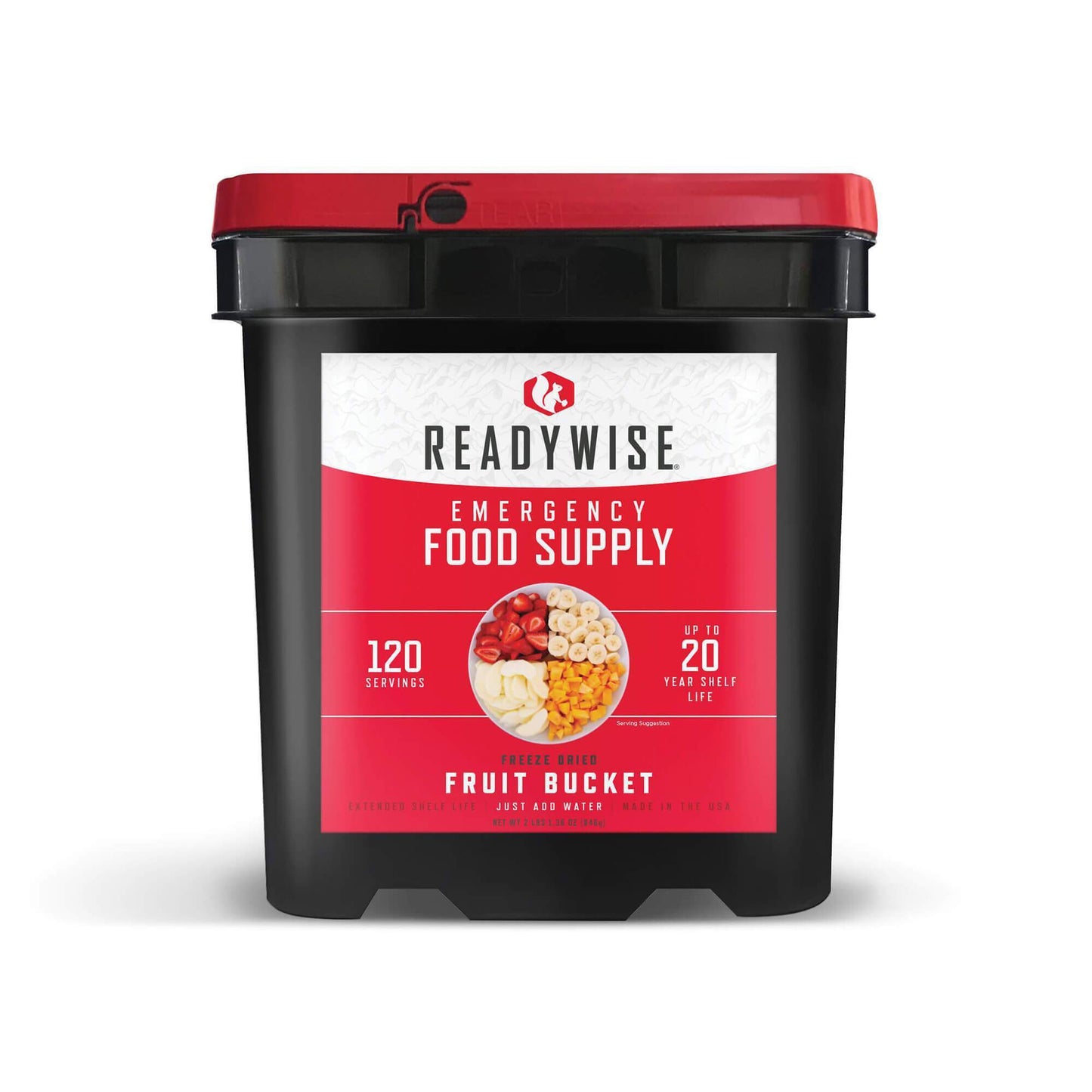 120 Serving Variety Fruit Bucket-Gains Everyday