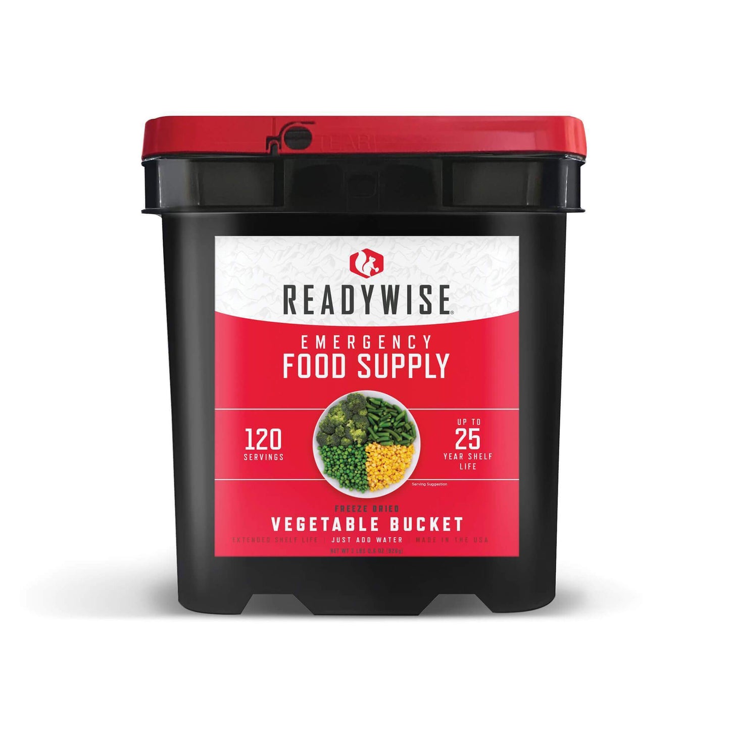 120 Serving Variety Vegetable Bucket-Gains Everyday