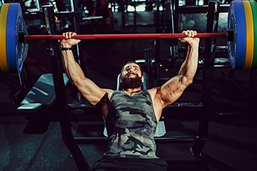 35lb Competition Rubber Olympic Bumper Plates, 2 inch-Gains Everyday
