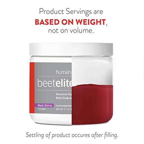 BeetElite Pre Workout Powder for Men & Women - Ultra High Purity Beet Root Powder for Energy & Stamina - Caffeine Free, Creatine Free, Vegan Nitric Oxide Supplement - Black Cherry, 7.1 oz