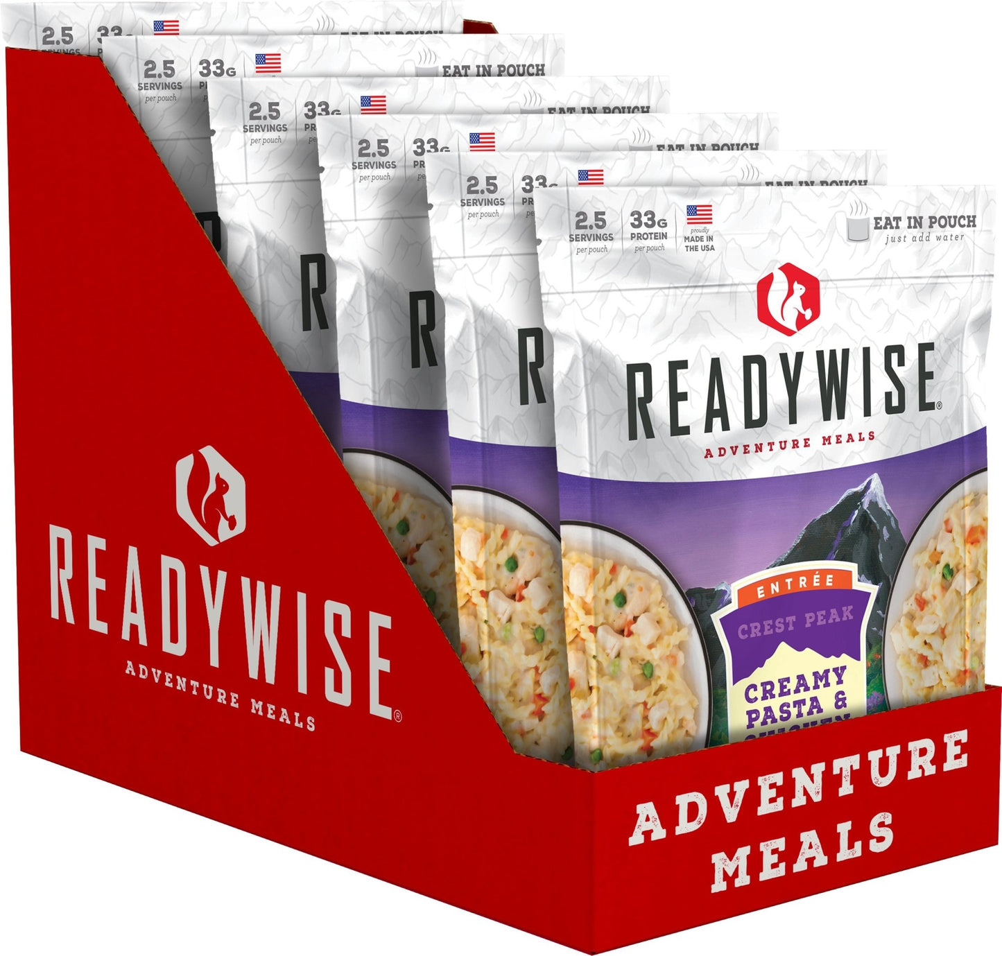 6 CT Case Crest Peak Creamy Pasta & Chicken-Gains Everyday