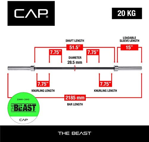 7-Foot Olympic Barbell-Gains Everyday