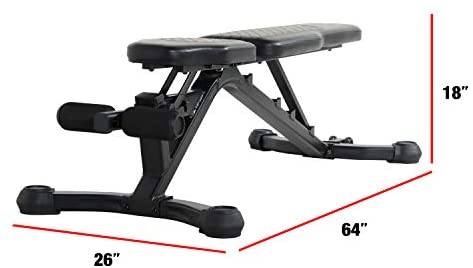 Adjustable Utility Weight Bench-Gains Everyday