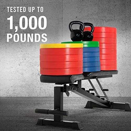Adjustable Utility Weight Bench-Gains Everyday