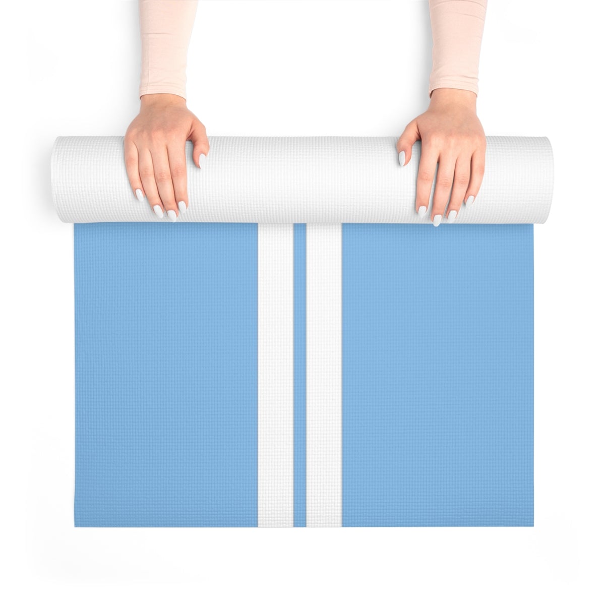 Blue Yoga Mat-Gains Everyday