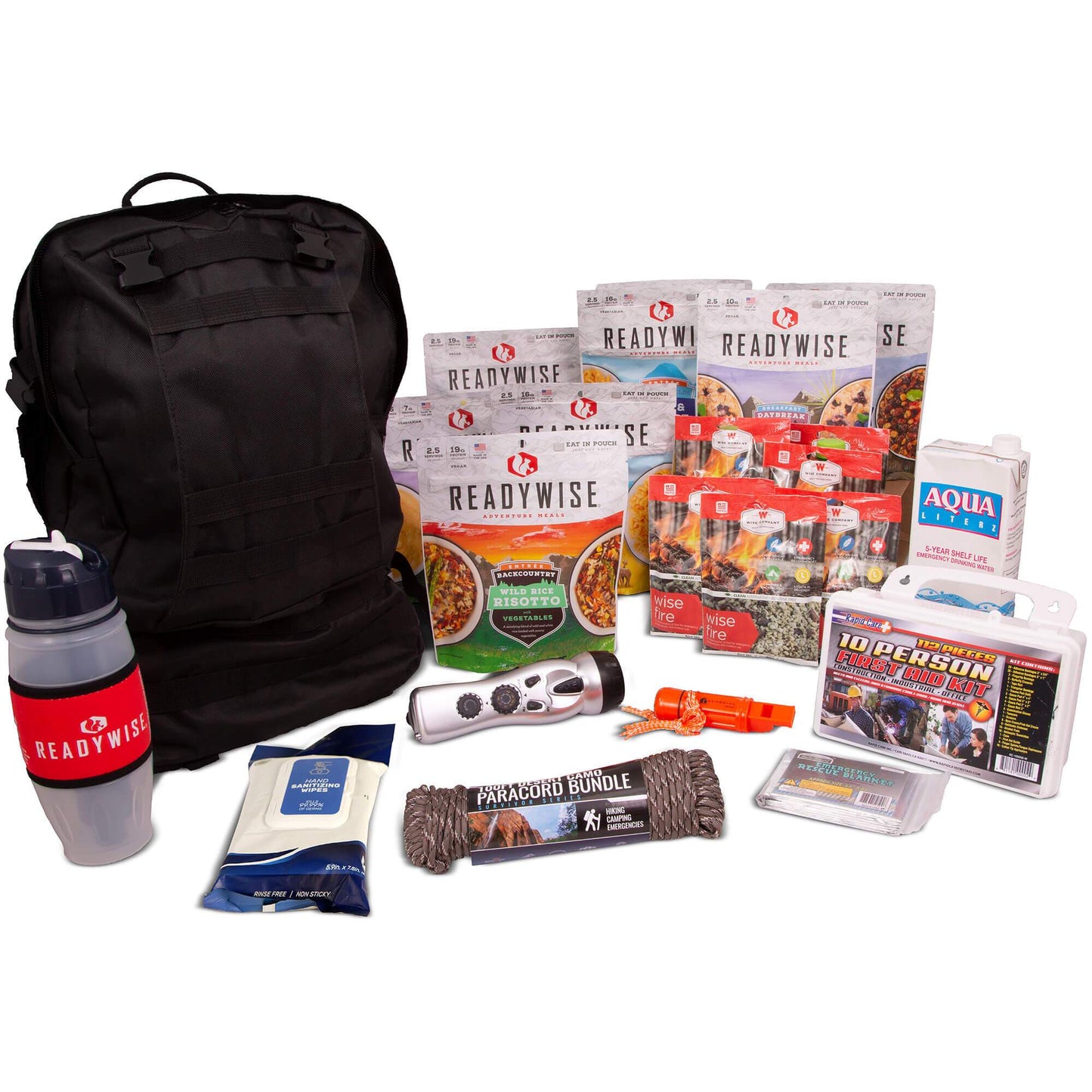 Complete 2 Day Emergency Survival Backpack-Gains Everyday