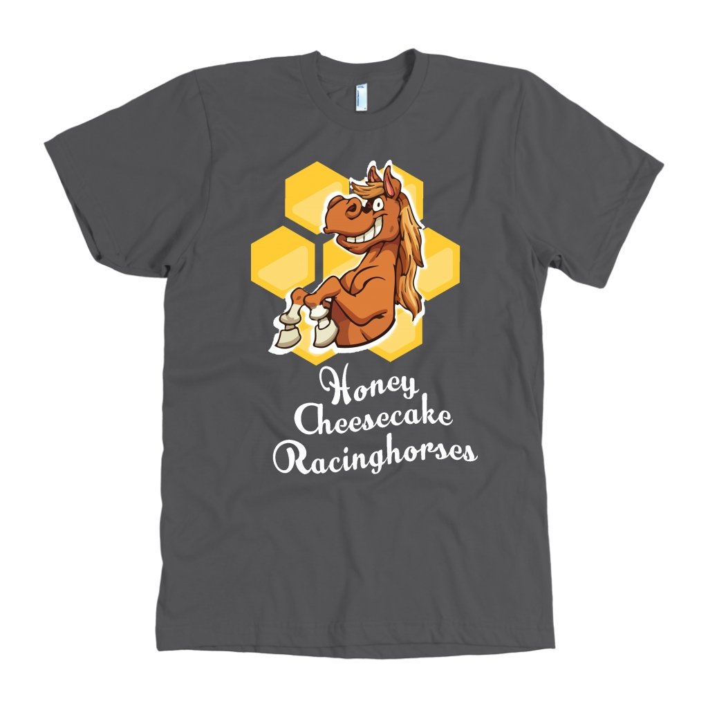 Custom Mud Run T-shirt - Honey Cheesecake Racinghorse - Fitness Apparel-Gains Everyday