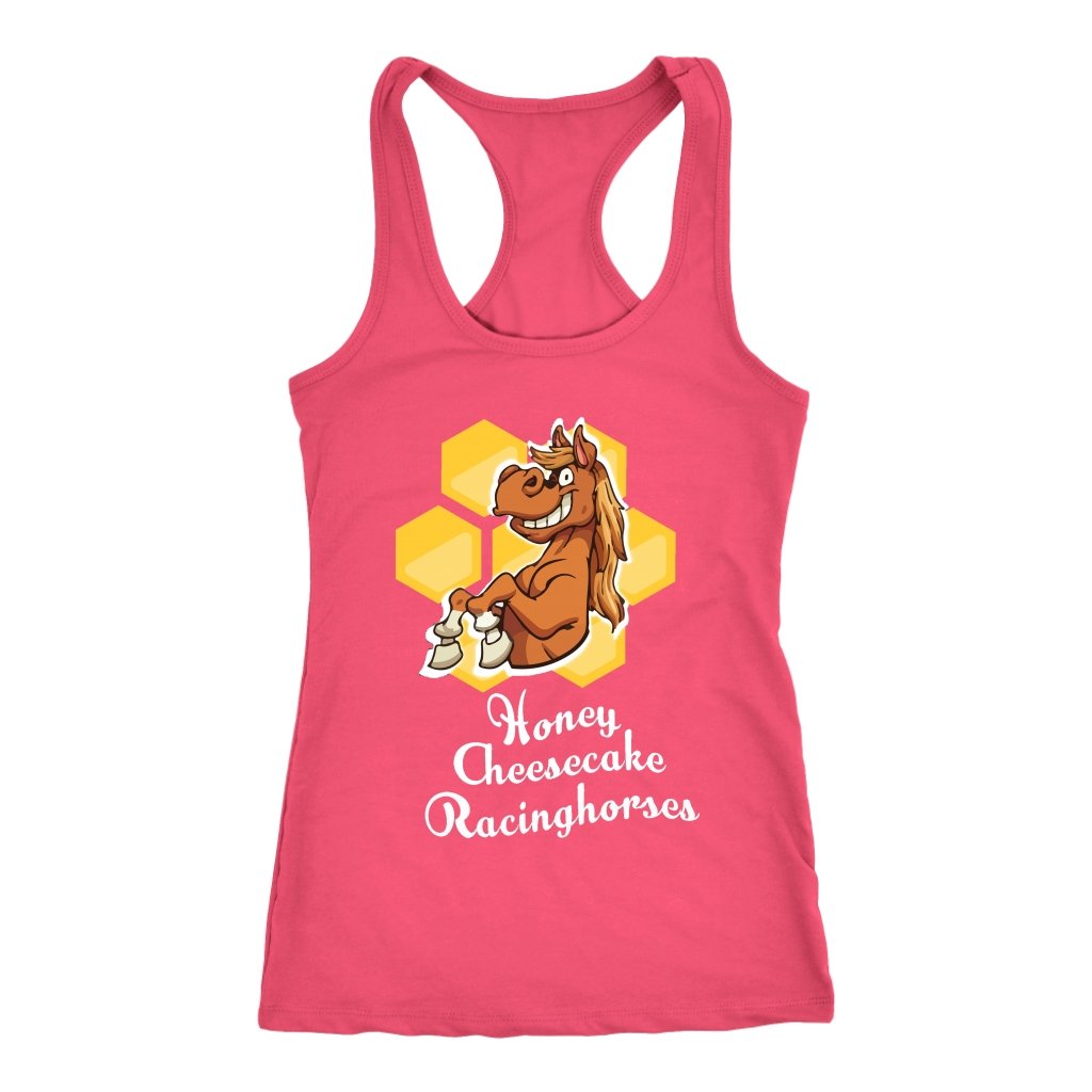 Custom Mud Run T-shirt - Honey Cheesecake Racinghorse - Fitness Apparel-Gains Everyday