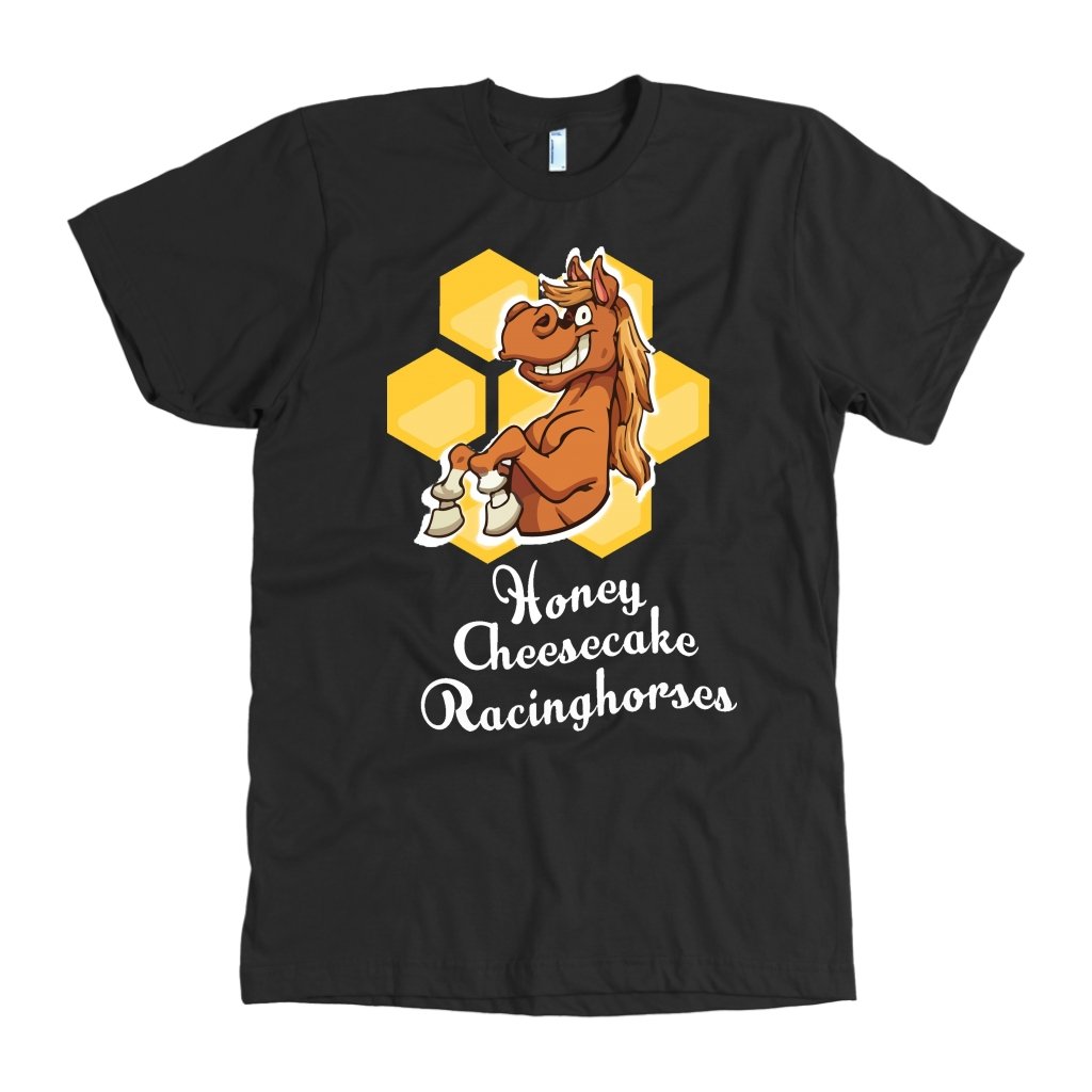 Custom Mud Run T-shirt - Honey Cheesecake Racinghorse - Fitness Apparel-Gains Everyday