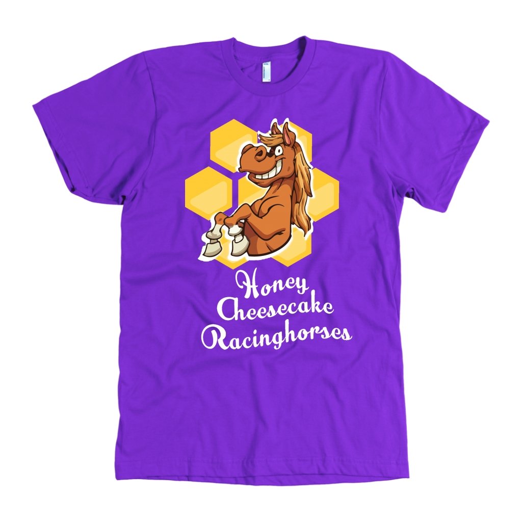 Custom Mud Run T-shirt - Honey Cheesecake Racinghorse - Fitness Apparel-Gains Everyday