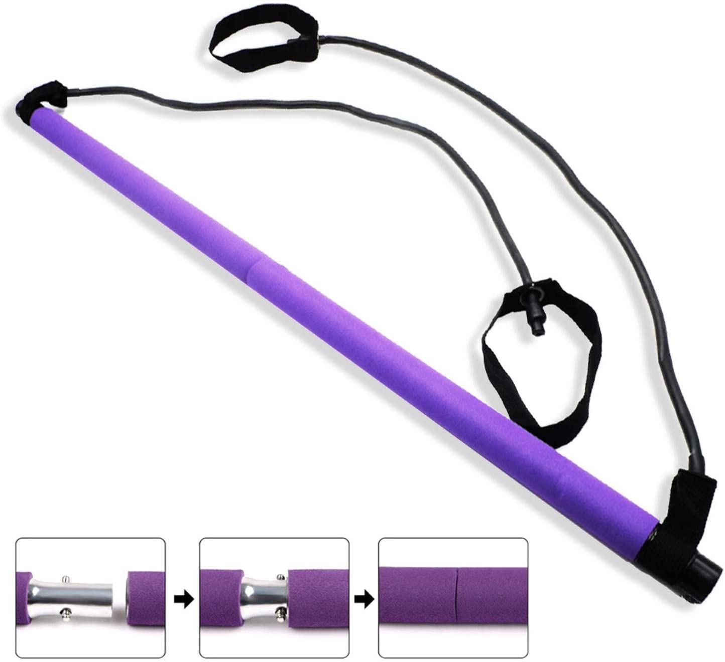 Exercise Resistance Band Yoga Stick Pilates Stick Portable Fitness SP-Gains Everyday