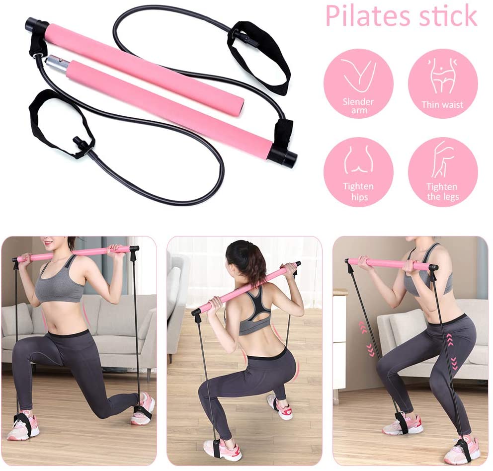 Exercise Resistance Band Yoga Stick Pilates Stick Portable Fitness SP-Gains Everyday