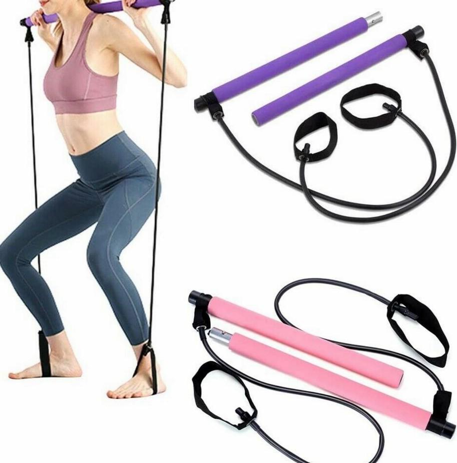 Exercise Resistance Band Yoga Stick Pilates Stick Portable Fitness SP-Gains Everyday