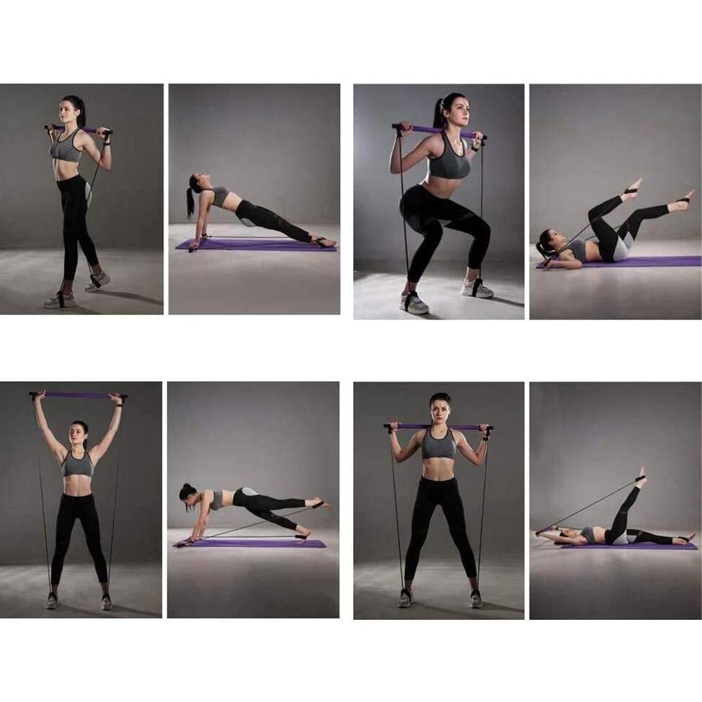 Exercise Resistance Band Yoga Stick Pilates Stick Portable Fitness SP-Gains Everyday