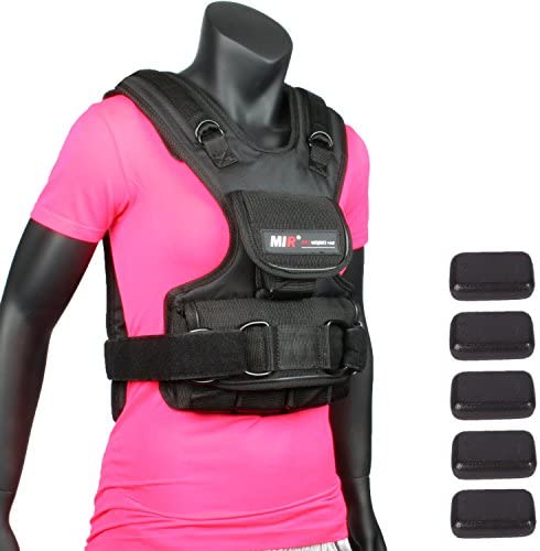 MIR - Women Adjustable Weighted Vest (20lbs)-Gains Everyday