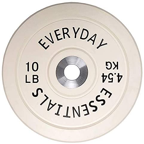 Olympic Bumper Plate Weight Plate Steel Hub (10 lb, 15 lb, 25 lb, 35 lb, 45 lb, 55 lb available)-Gains Everyday