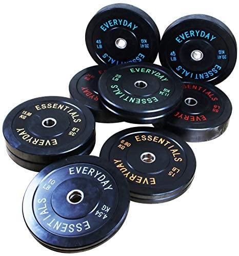 Olympic Bumper Plate Weight Plate Steel Hub (10 lb, 15 lb, 25 lb, 35 lb, 45 lb, 55 lb available)-Gains Everyday