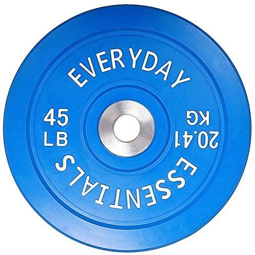 Olympic Bumper Plate Weight Plate Steel Hub (10 lb, 15 lb, 25 lb, 35 lb, 45 lb, 55 lb available)-Gains Everyday