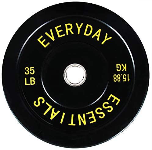 Olympic Bumper Plate Weight Plate Steel Hub (10 lb, 15 lb, 25 lb, 35 lb, 45 lb, 55 lb available)-Gains Everyday