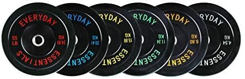 Olympic Bumper Plate Weight Plate Steel Hub (10 lb, 15 lb, 25 lb, 35 lb, 45 lb, 55 lb available)-Gains Everyday