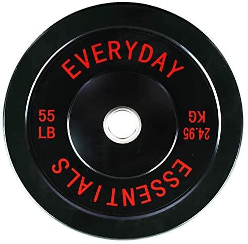 Olympic Bumper Plate Weight Plate Steel Hub (10 lb, 15 lb, 25 lb, 35 lb, 45 lb, 55 lb available)-Gains Everyday