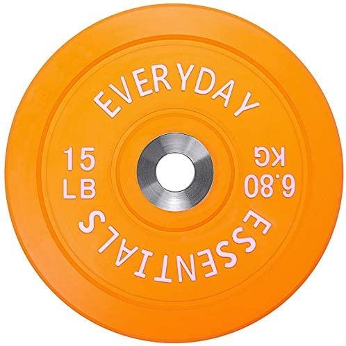 Olympic Bumper Plate Weight Plate Steel Hub (10 lb, 15 lb, 25 lb, 35 lb, 45 lb, 55 lb available)-Gains Everyday