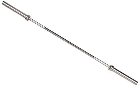 Olympic Weightlifting Barbell, 700 lb Capacity, Silver (Available in 1" and 2" Diameter)-Gains Everyday