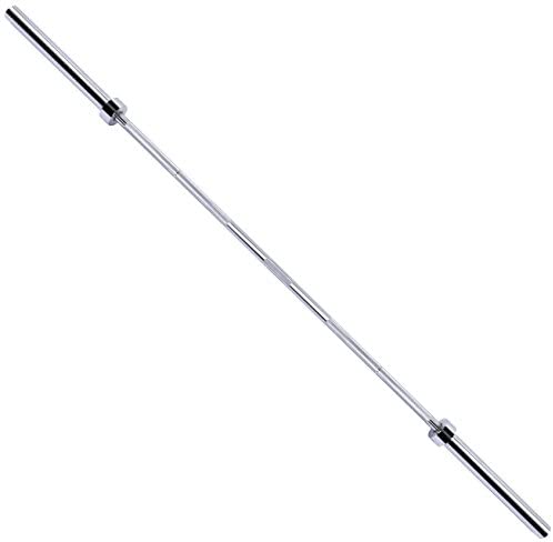Olympic Weightlifting Barbell, 700 lb Capacity, Silver (Available in 1" and 2" Diameter)-Gains Everyday