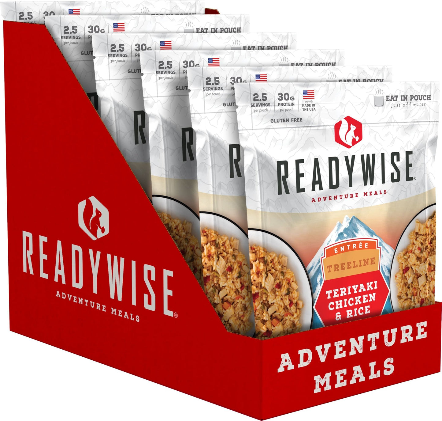 READYWISE 6 CT Case Treelline Teriyaki Chicken & Rice-Gains Everyday