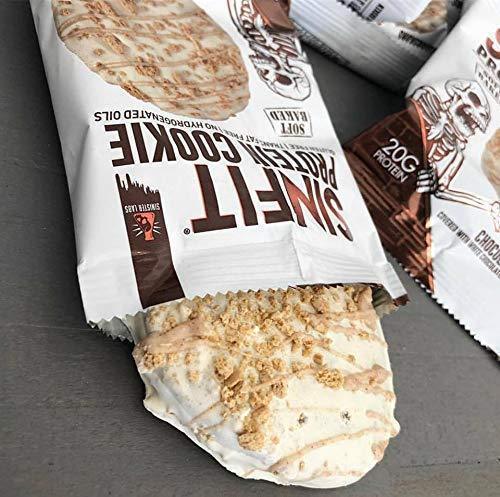 SINFIT Snickerdoodle Chocolate Chip Protein Cookies - 20g of protein - gluten free - 2.75 oz cookies (10 soft baked cookies)-Gains Everyday