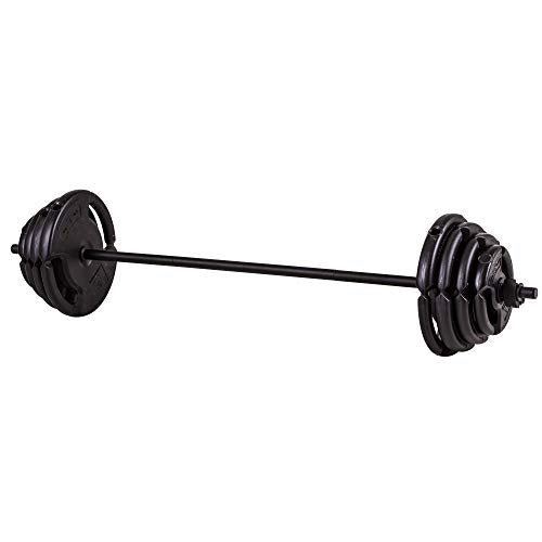 THE STEP Club Quality 4-Weight Deluxe Barbell Set (includes the bar) by Step Fitness-Gains Everyday