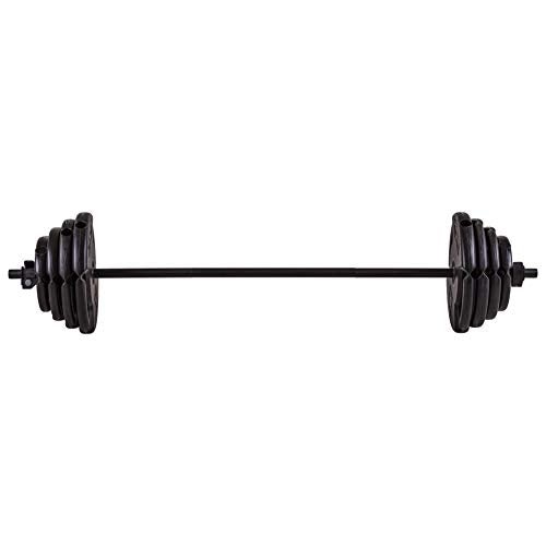 THE STEP Club Quality 4-Weight Deluxe Barbell Set (includes the bar) by Step Fitness-Gains Everyday