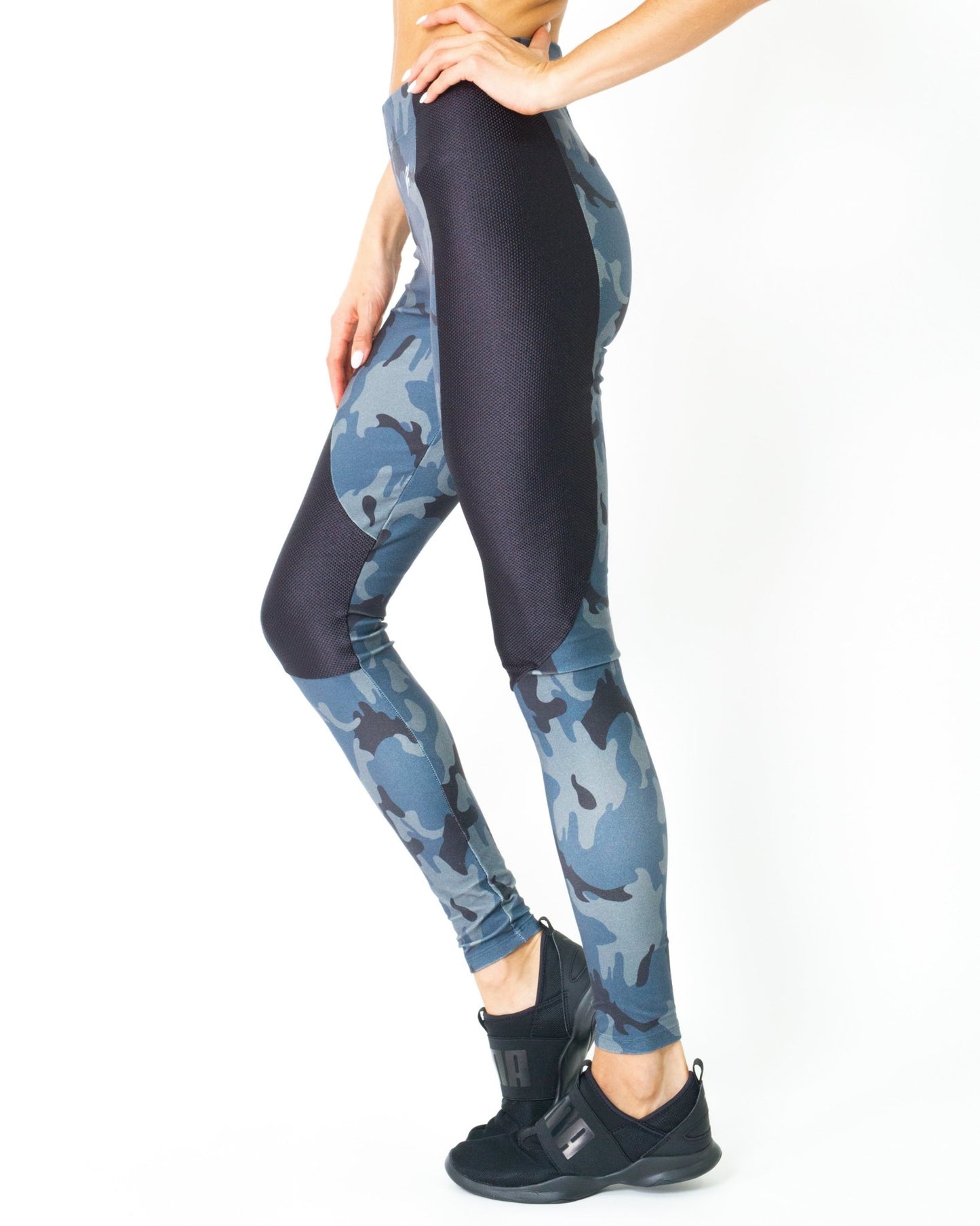 Veloso Supplex Moisture-Resistant Fashion Leggings & Sports Bra Set-Gains Everyday