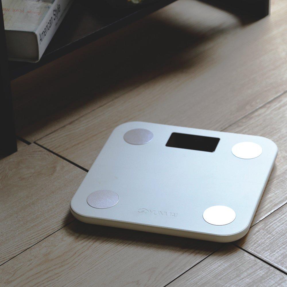 YUNMAI Smart Scale, Body Fat Scale with Free APP Body Composition BMI Monitor Analyzer with Large Display-Gains Everyday