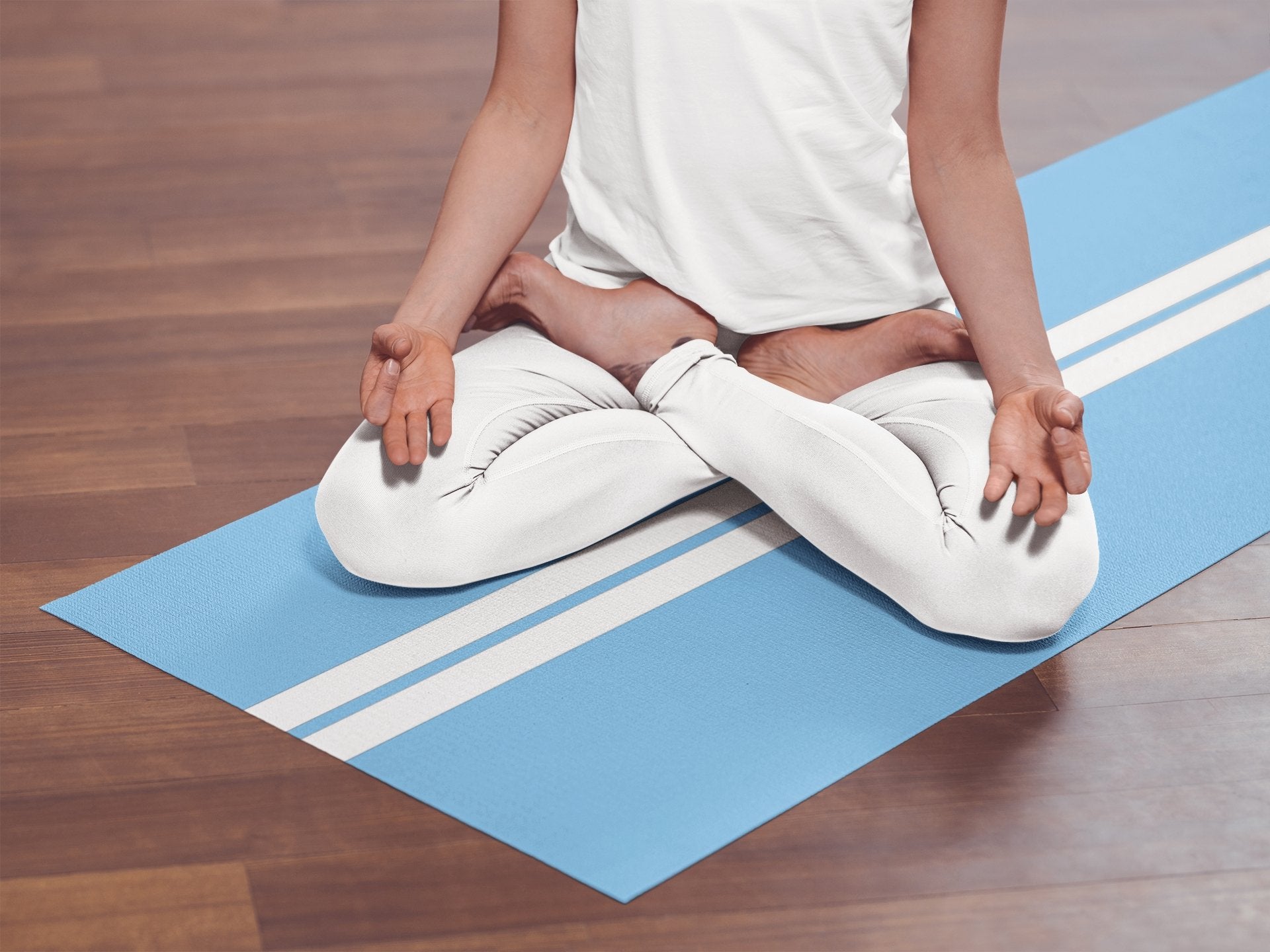 Blue Yoga Mat-Gains Everyday