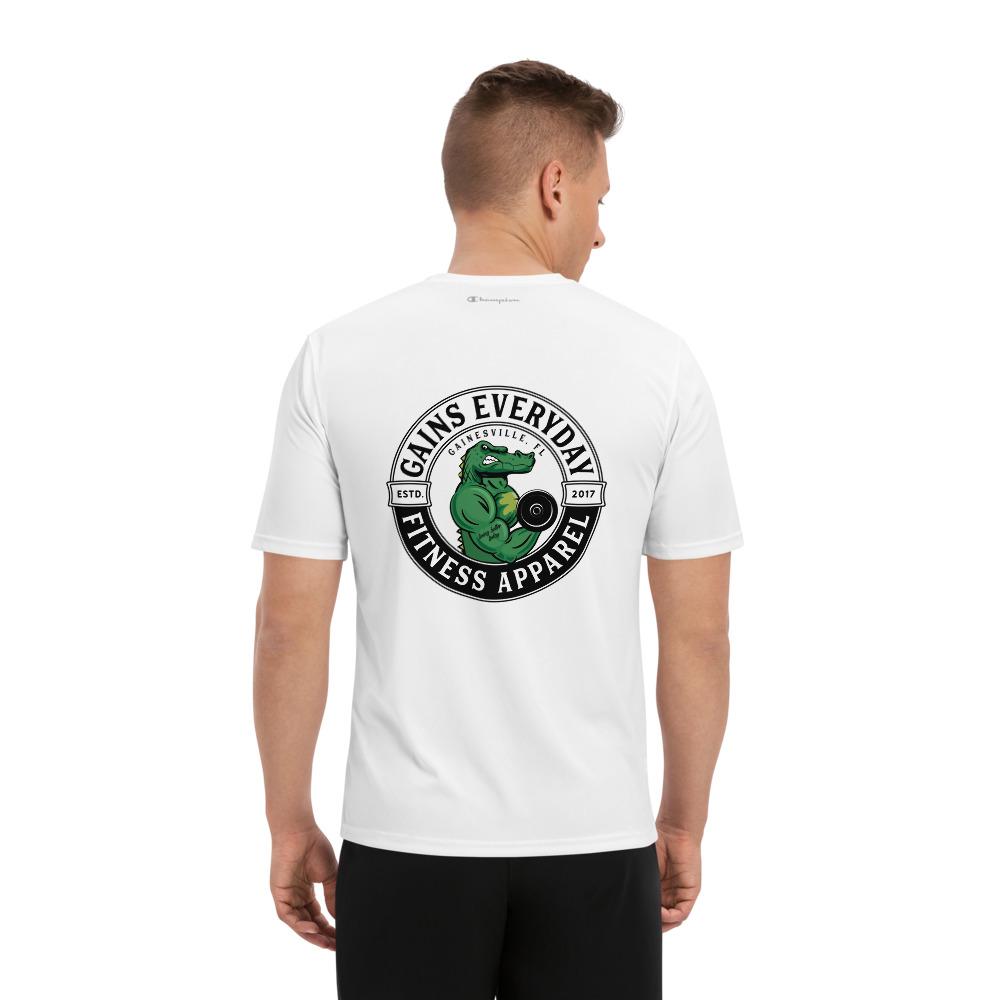 Champion Performance T-Shirt - Retro Logo-Gains Everyday