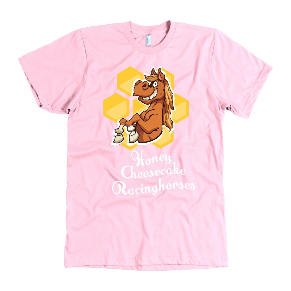 Custom Mud Run T-shirt - Honey Cheesecake Racinghorse - Fitness Apparel-Gains Everyday