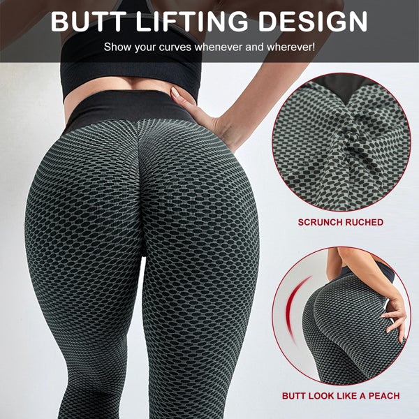 Leggings Women Butt Lifting Workout Sports High Waist Yoga Pants-Gains Everyday