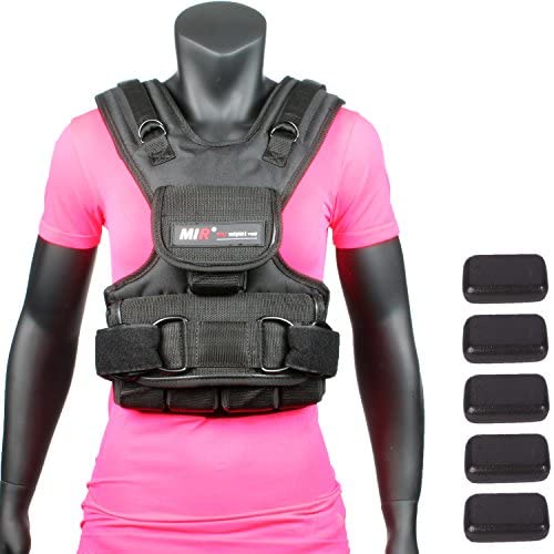 MIR - Women Adjustable Weighted Vest (20lbs)-Gains Everyday