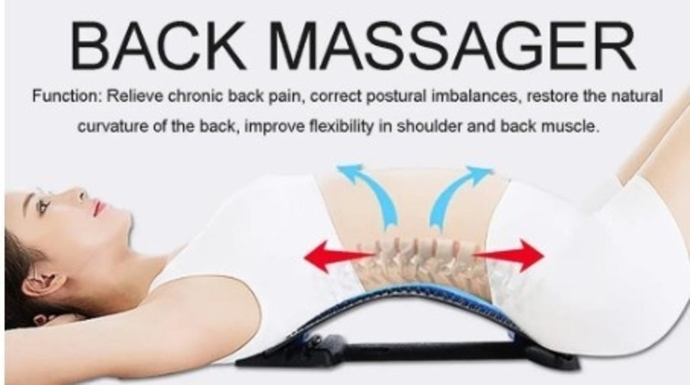 Multiple Level Lumbar Support Massage Stretcher-Gains Everyday