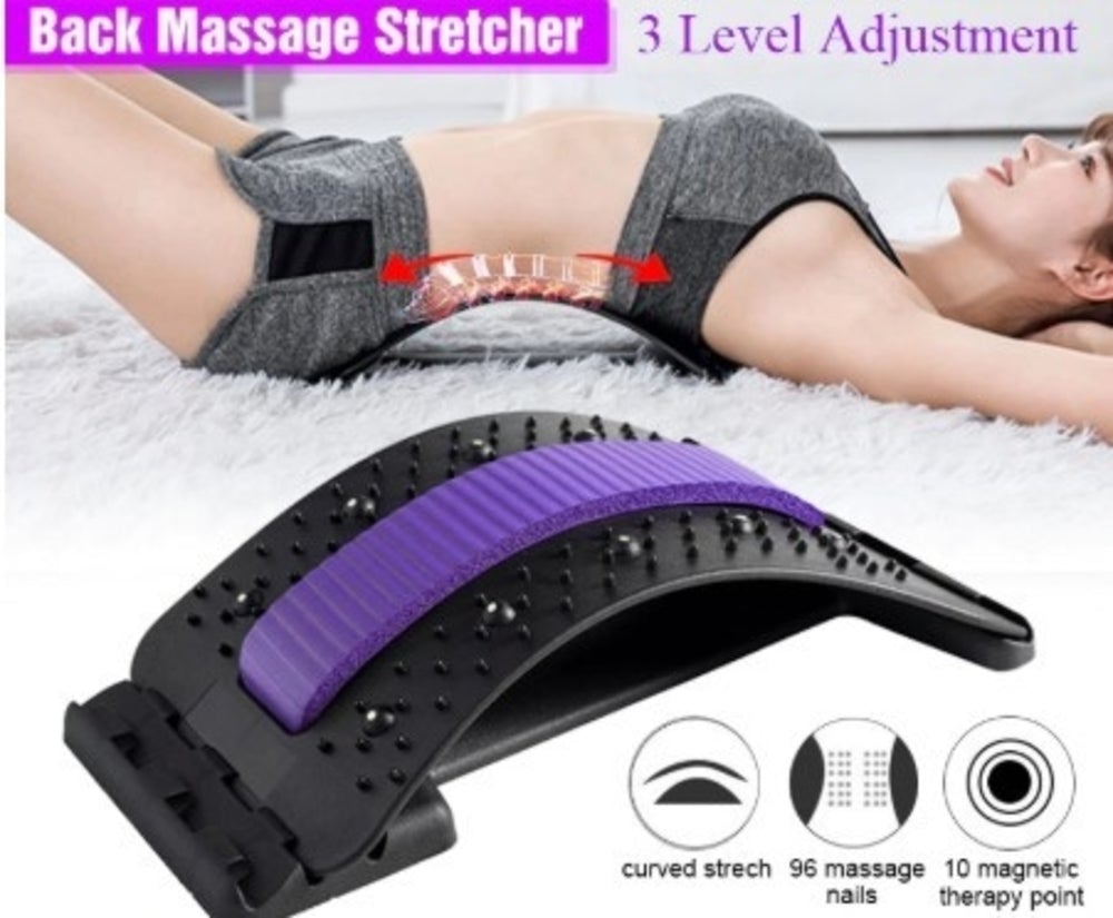 Multiple Level Lumbar Support Massage Stretcher-Gains Everyday