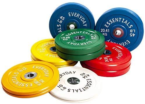 Olympic Bumper Plate Weight Plate with Steel Hub, 370 lbs Set-Gains Everyday