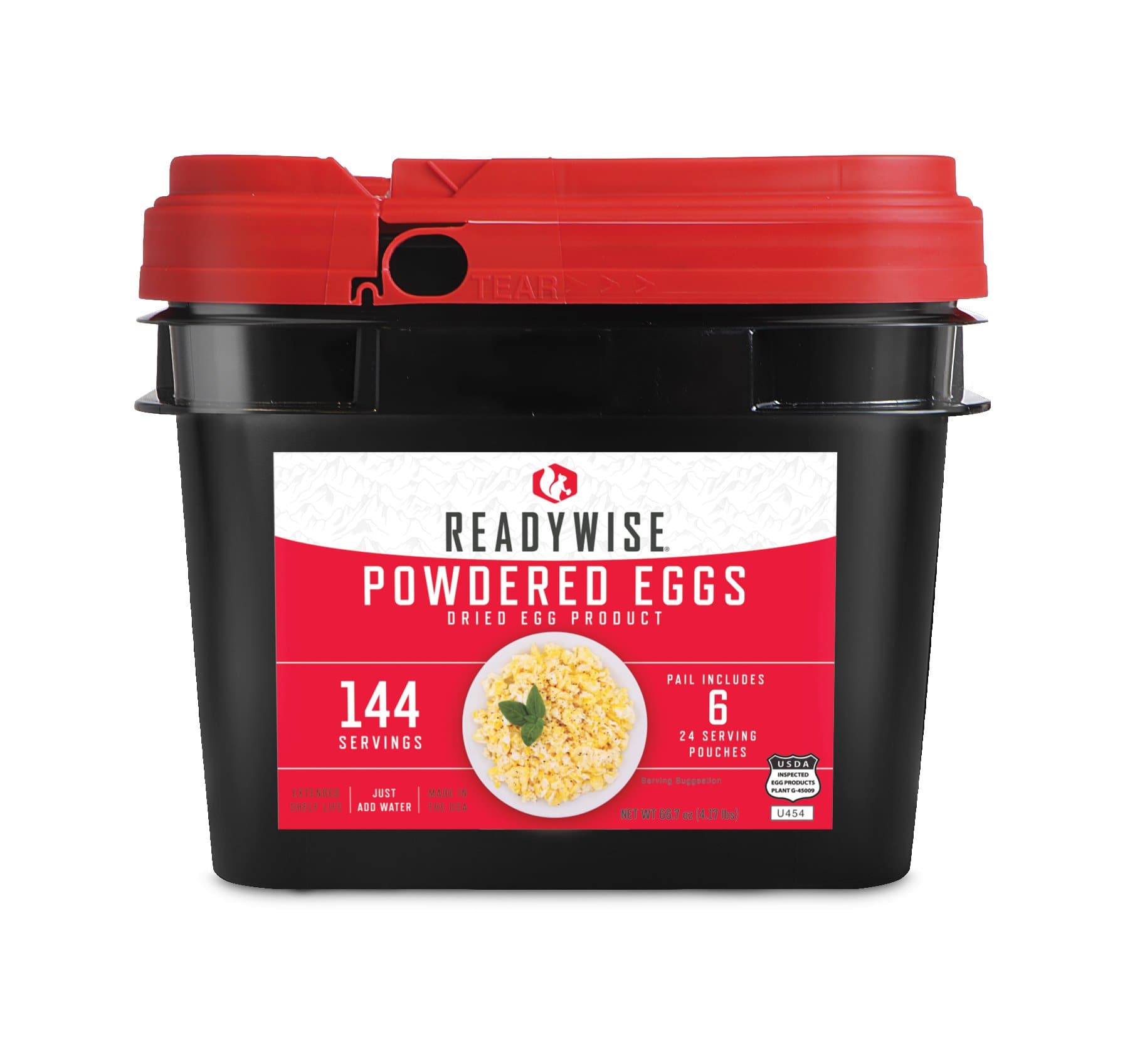 READYWISE 144 Serving Egg Bucket-Gains Everyday