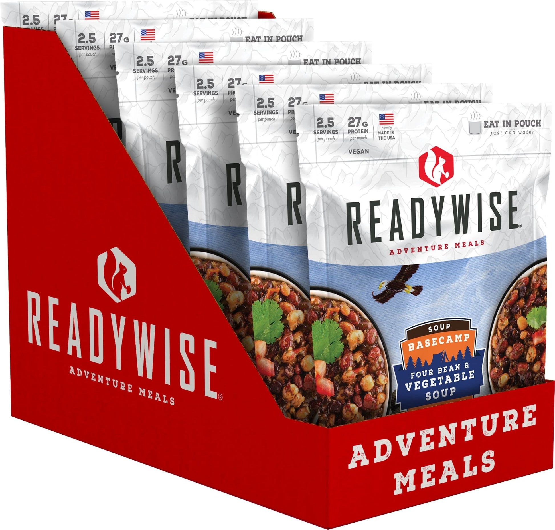 READYWISE 6 CT Case Basecamp Four Bean & Vegetable Soup-Gains Everyday