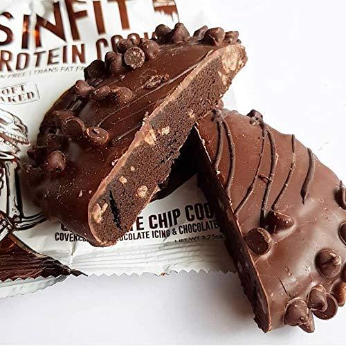 SINFIT Protein Cookie by Sinister Labs - 20g protein Gluten-free - 2.75 oz (Chocolate Chip, 10-Pack)-Gains Everyday